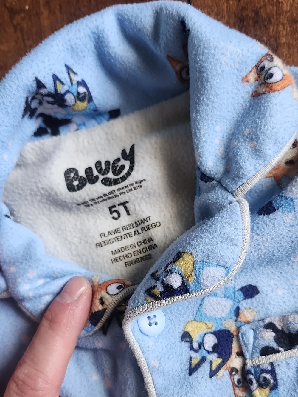 3/$15! Bluey 5t Kids Printed Pajama Set